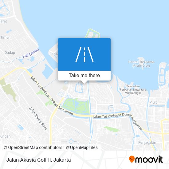 Jalan Akasia Golf II map