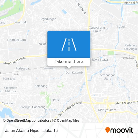 Jalan Akasia Hijau I map