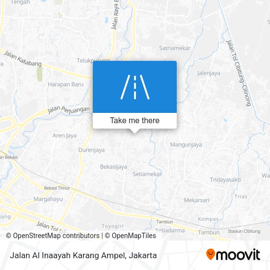 Jalan Al Inaayah Karang Ampel map