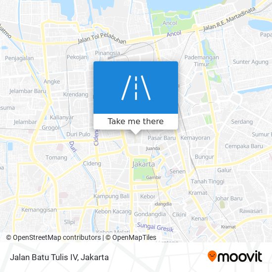 Jalan Batu Tulis IV map