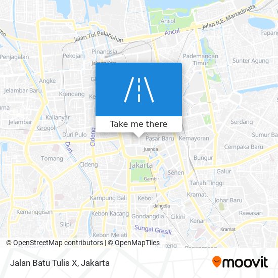 Jalan Batu Tulis X map