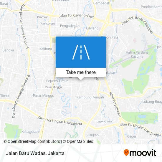 Jalan Batu Wadas map