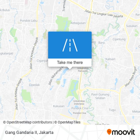 Gang Gandaria II map