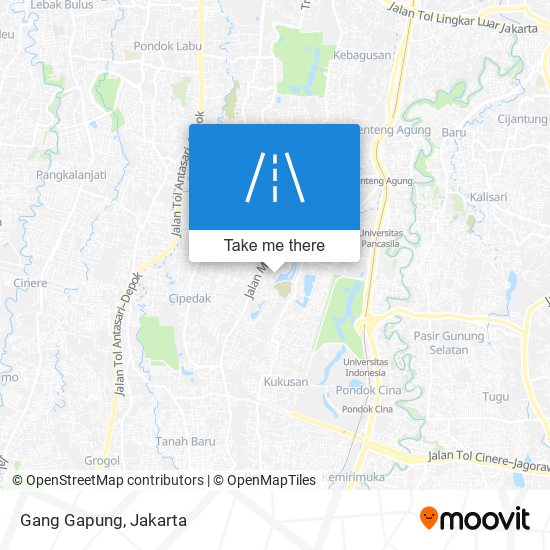 Gang Gapung map