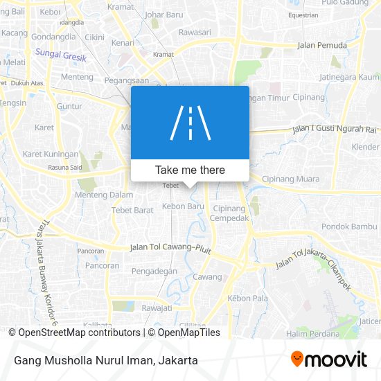 Gang Musholla Nurul Iman map