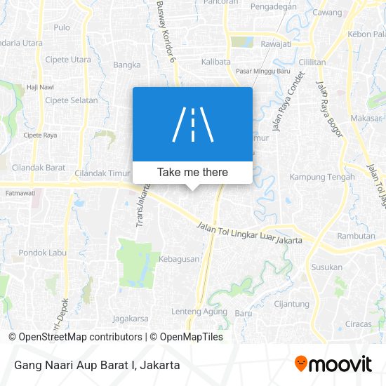 Gang Naari Aup Barat I map