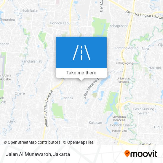 Jalan Al Munawaroh map