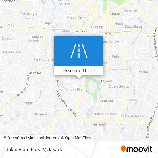 Jalan Alam Elok IV map