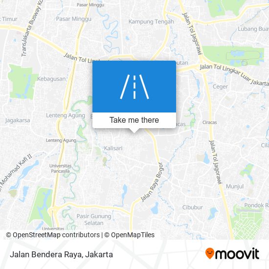 Jalan Bendera Raya map