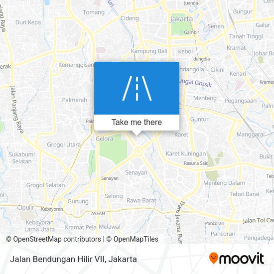 Jalan Bendungan Hilir VII map