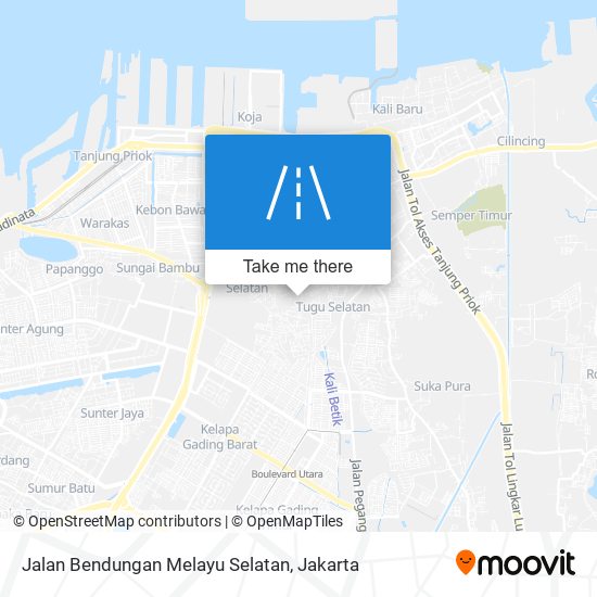 Jalan Bendungan Melayu Selatan map