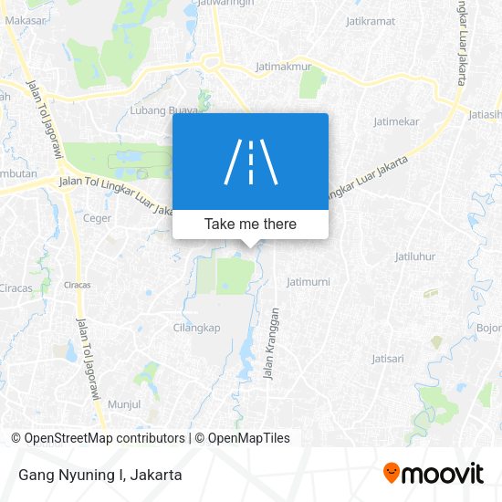 Gang Nyuning I map