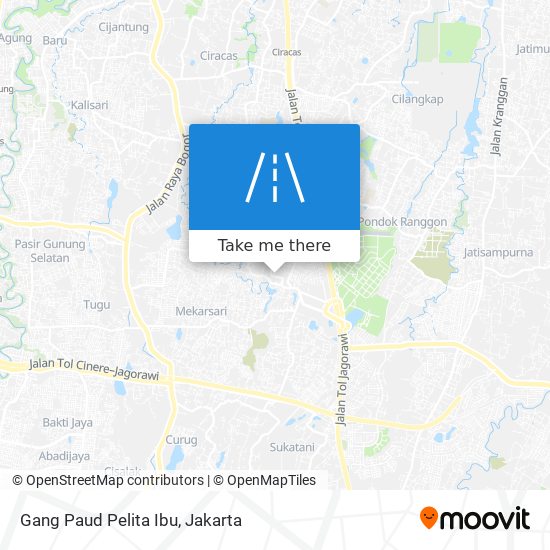 Gang Paud Pelita Ibu map