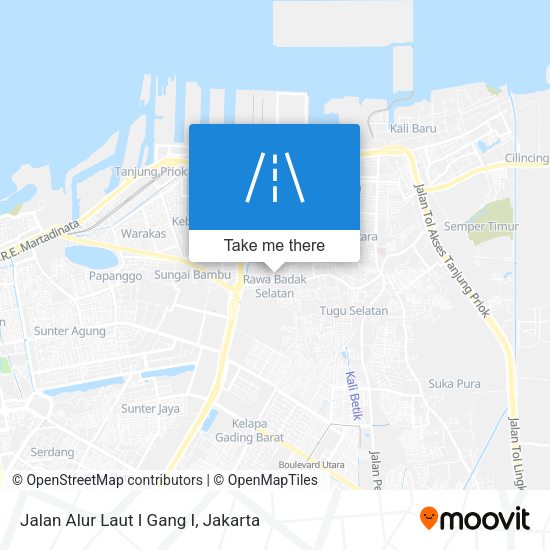 Jalan Alur Laut I Gang I map