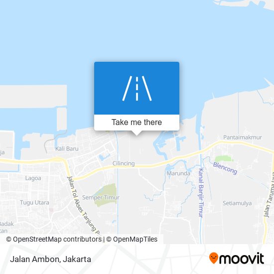 Jalan Ambon map