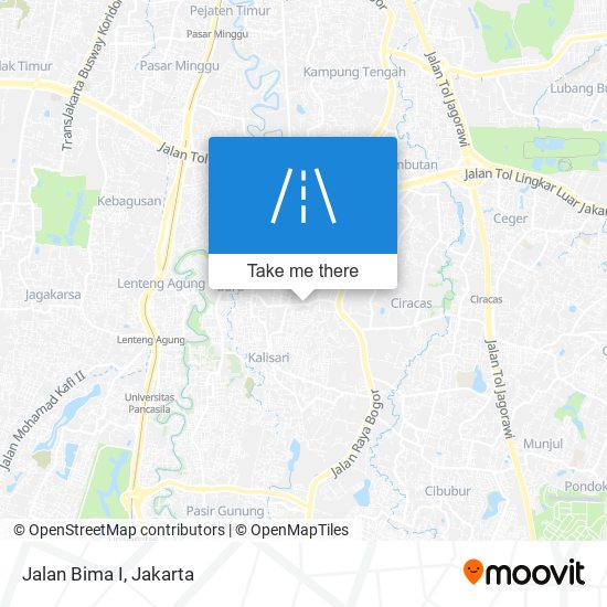 Jalan Bima I map