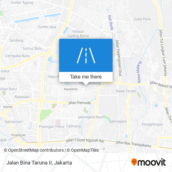 Jalan Bina Taruna II map