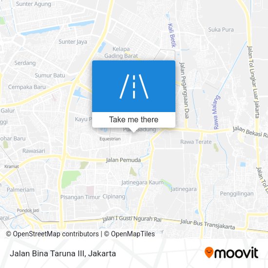 Jalan Bina Taruna III map