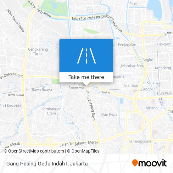 Gang Pesing Gedu Indah I map