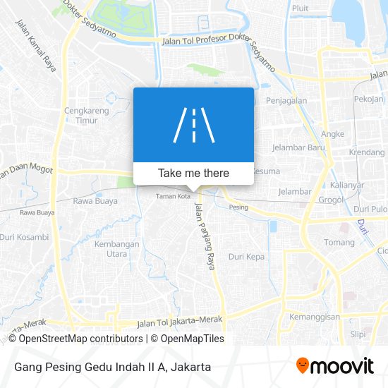 Gang Pesing Gedu Indah II A map