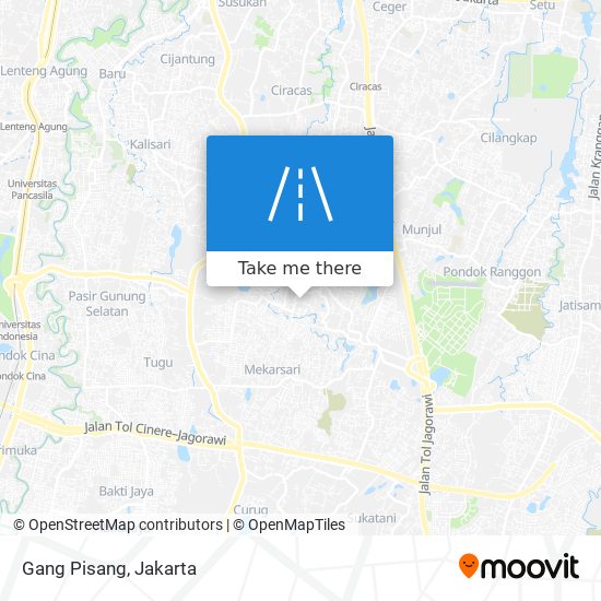 Gang Pisang map