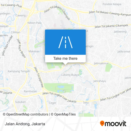 Jalan Andong map