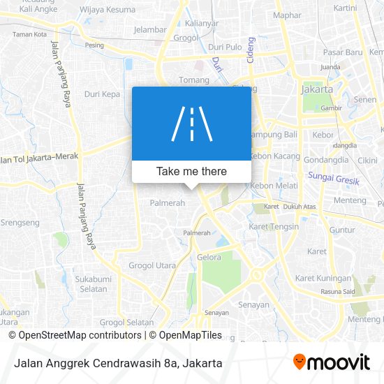 Jalan Anggrek Cendrawasih 8a map