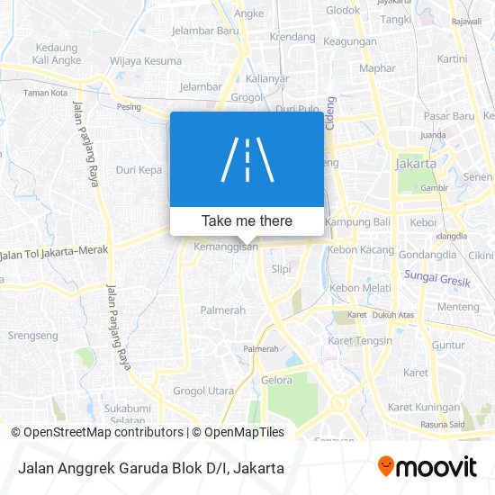 Jalan Anggrek Garuda Blok D/I map