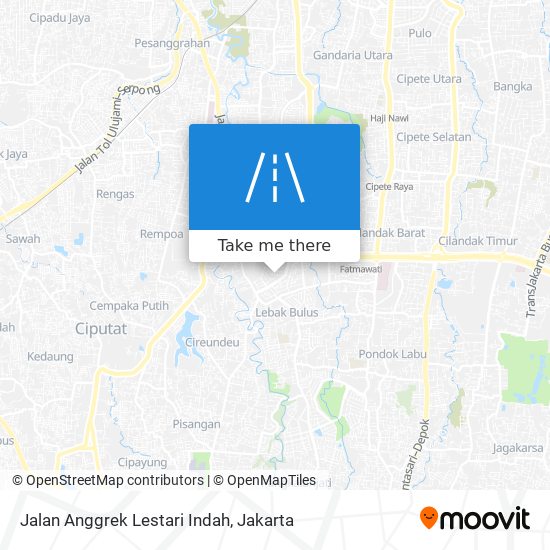 Jalan Anggrek Lestari Indah map