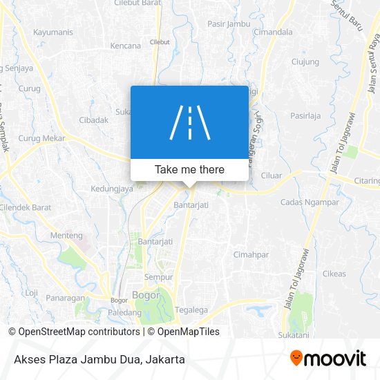 Akses Plaza Jambu Dua map