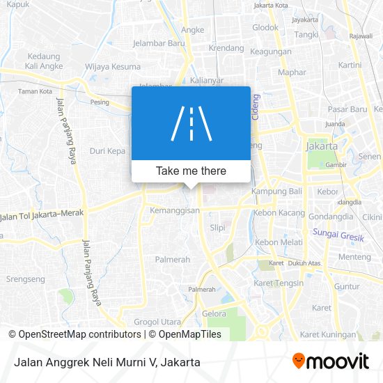 Jalan Anggrek Neli Murni V map