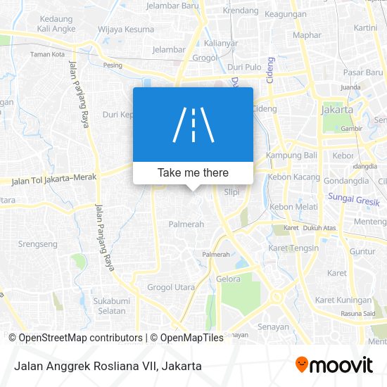 Jalan Anggrek Rosliana VII map