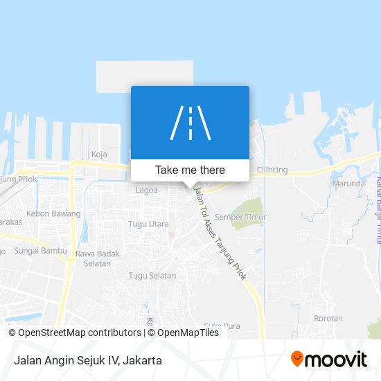 Jalan Angin Sejuk IV map