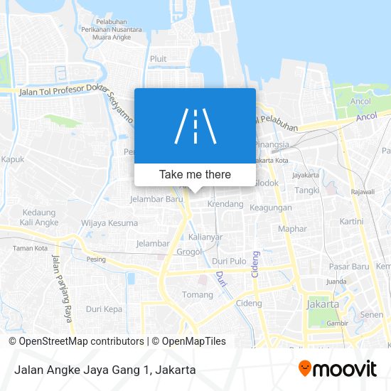 Jalan Angke Jaya Gang 1 map