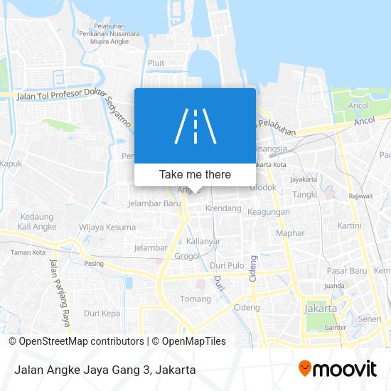 Jalan Angke Jaya Gang 3 map