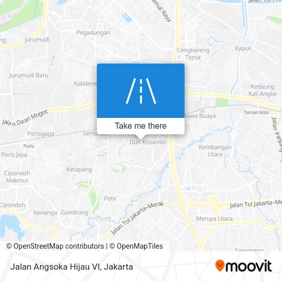 Jalan Angsoka Hijau VI map