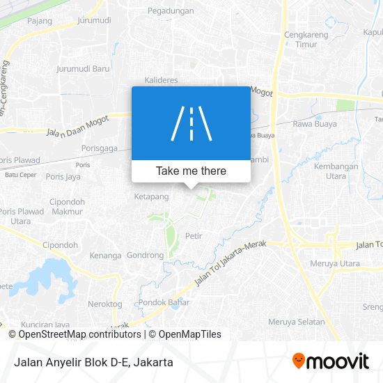 Jalan Anyelir Blok D-E map