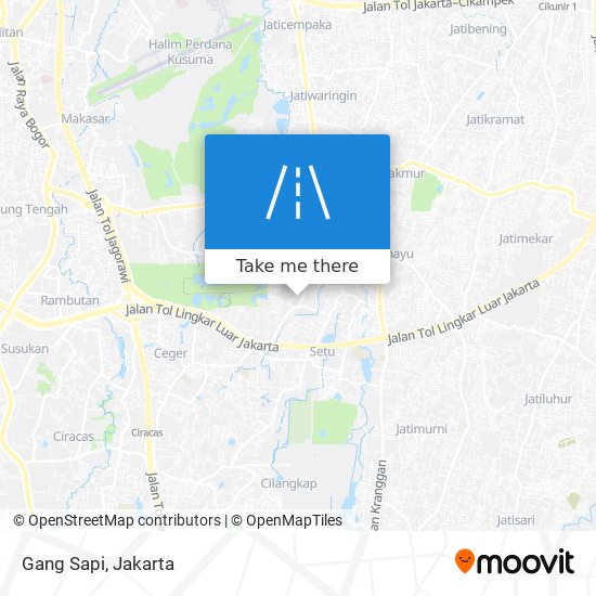 Gang Sapi map