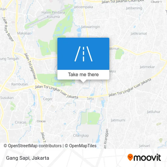 Gang Sapi map