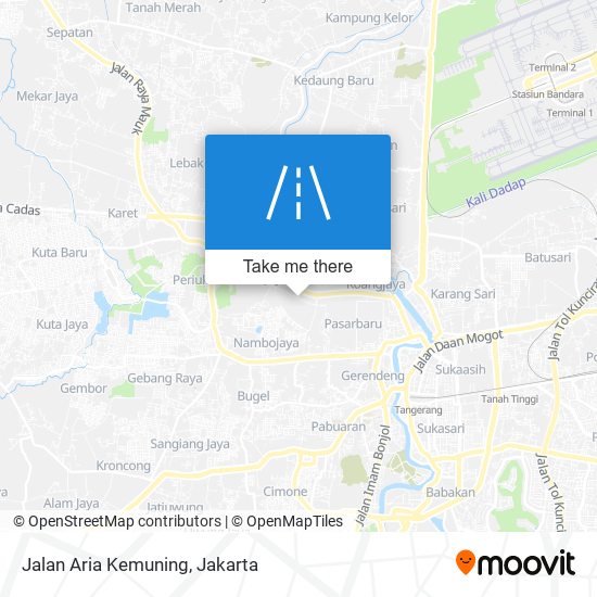 Jalan Aria Kemuning map