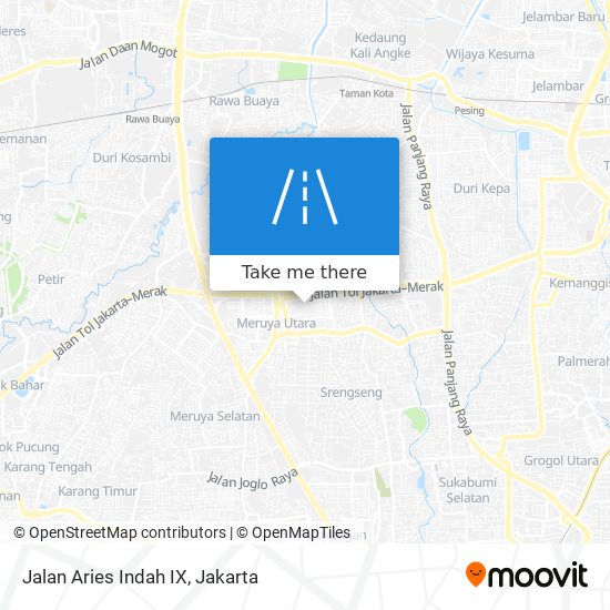 Jalan Aries Indah IX map