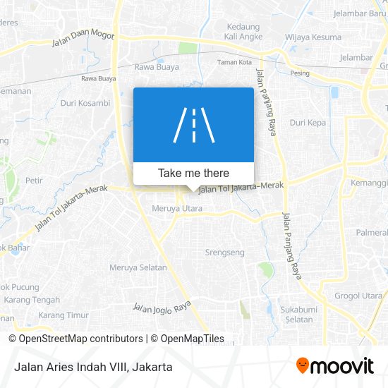 Jalan Aries Indah VIII map