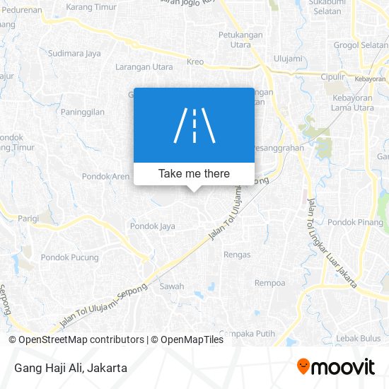 Gang Haji Ali map