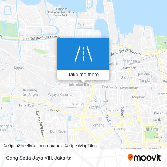 Gang Setia Jaya VIII map