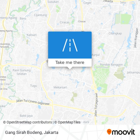 Gang Sirah Bodeng map