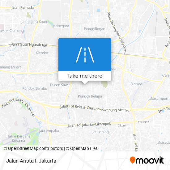 Jalan Arista I map