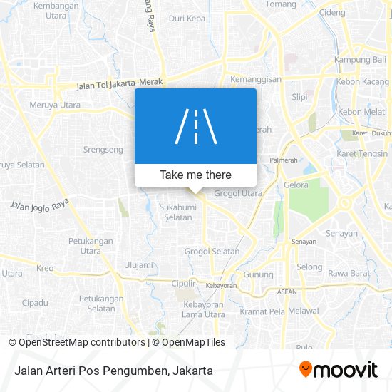 Jalan Arteri Pos Pengumben map