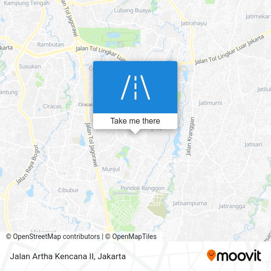 Jalan Artha Kencana II map
