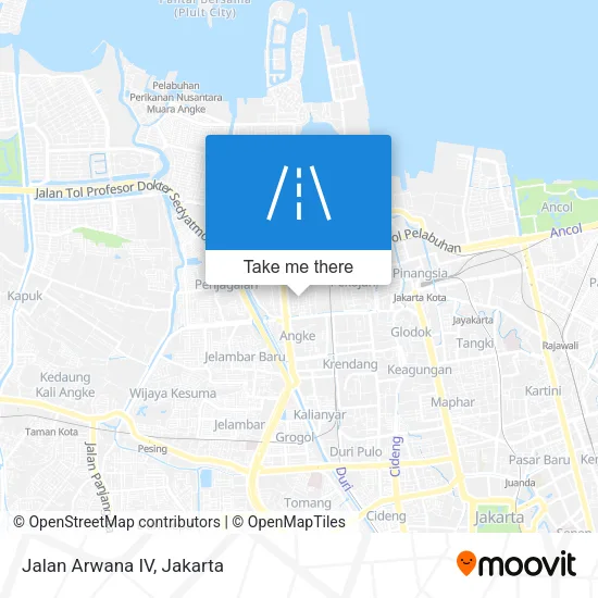 Jalan Arwana IV map