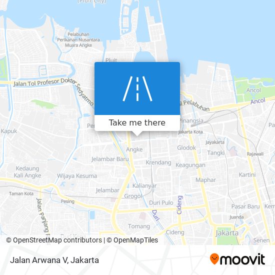 Jalan Arwana V map